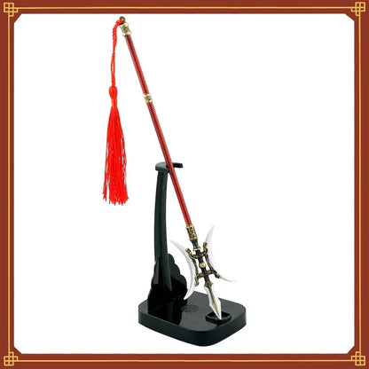 Metal Lu Bu Dynasty Staff