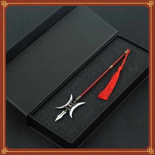 Metal Lu Bu Dynasty Staff